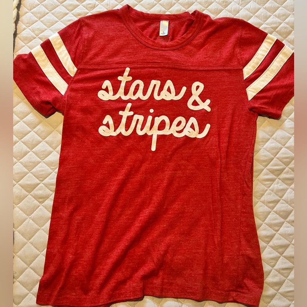 Patriotic Stars & Stripes Tee